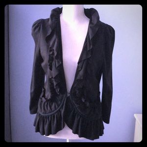 Anthropologie Cartonnier Black Cardigan